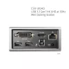CLUB3D USB 3.2 Gen 1 4K UHD pie 30Hz Mini Dokošanas stacija ar īpaši plānu dizainu