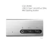CLUB3D USB 3.2 Gen 1 4K UHD pie 30Hz Mini Dokošanas stacija ar īpaši plānu dizainu