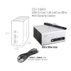 CLUB3D USB 3.2 Gen 1 4K UHD pie 30Hz Mini Dokošanas stacija ar īpaši plānu dizainu