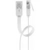 Goobay RJ45 CAT6 plakans U/UTP CU 15 m balts