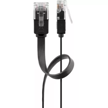 Tīkla kabelis Goobay 95387 RJ-45 Cat6 5 m Melns