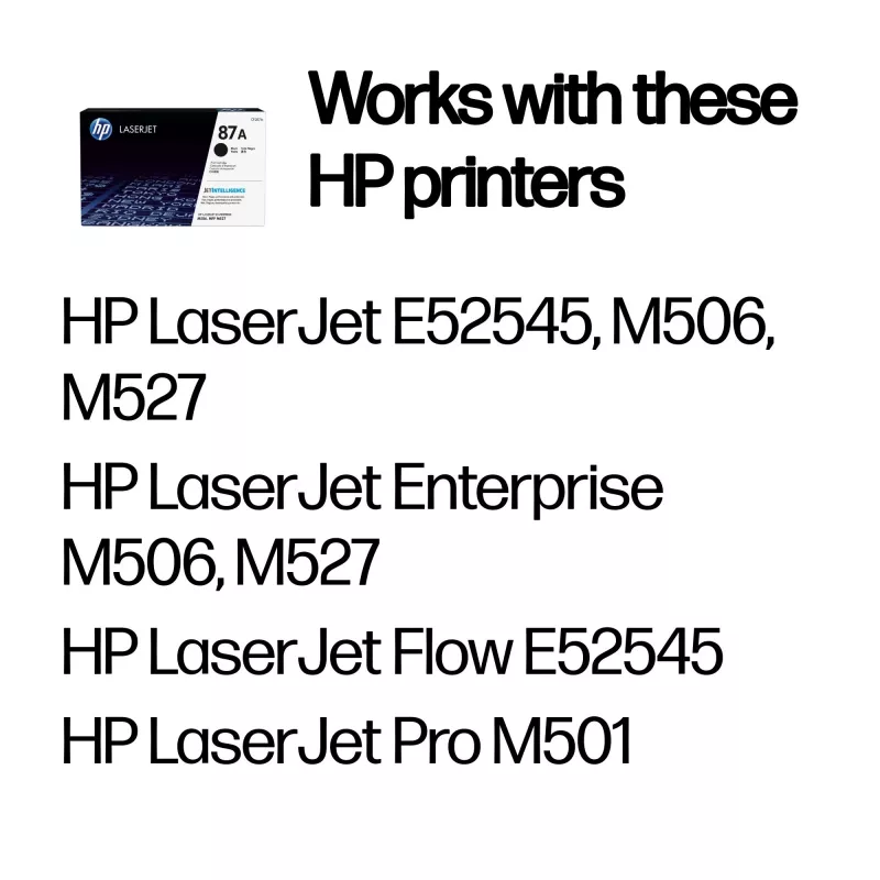 Tonera HP 87A Black Original LaserJet 8550 lapas Melna