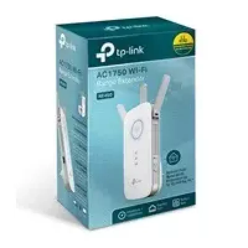 TP-LINK RE450 Wi-Fi diapazona paplašinātājs, 802.11ac, 2,4 GHz/5 GHz, 450+1300 Mbit/s, 10/100/1000 Mbit/s, Ethernet LAN (RJ-45) ports 1, antennas tips: 3x ārējās