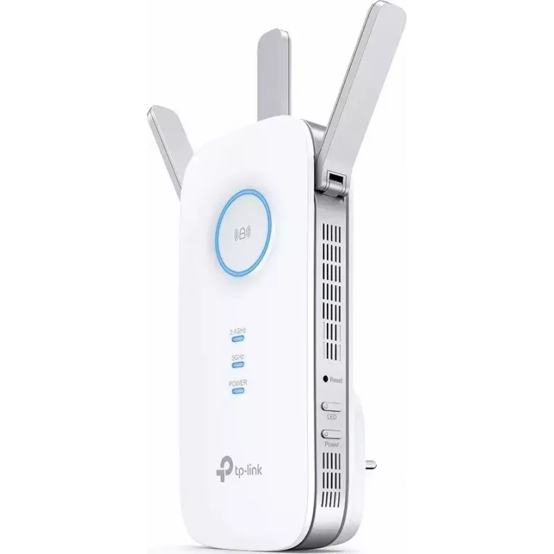 TP-LINK RE450 Wi-Fi diapazona paplašinātājs, 802.11ac, 2,4 GHz/5 GHz, 450+1300 Mbit/s, 10/100/1000 Mbit/s, Ethernet LAN (RJ-45) ports 1, antennas tips: 3x ārējās