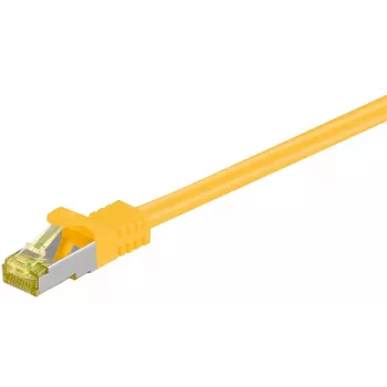 Tīkla kabelis Goobay RJ45 savienojuma kabelis CAT 6A S/FTP 2 m Dzeltens