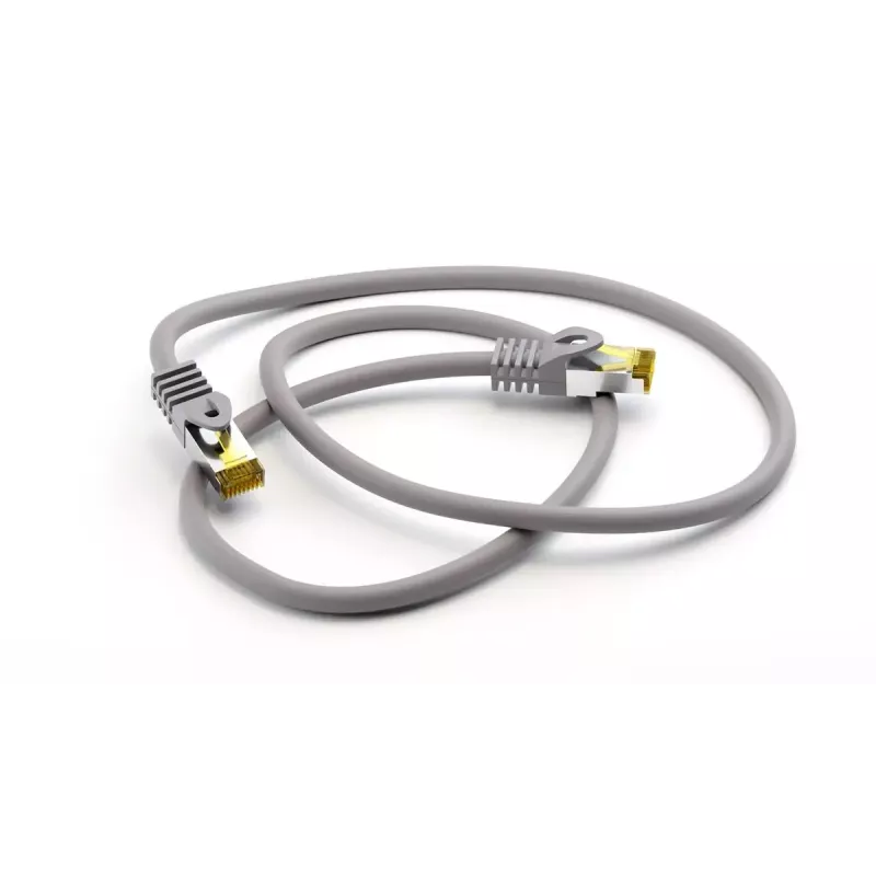 Tīkla kabelis Goobay RJ45 Patch Cord CAT 6A S/FTP 2m Pelēks