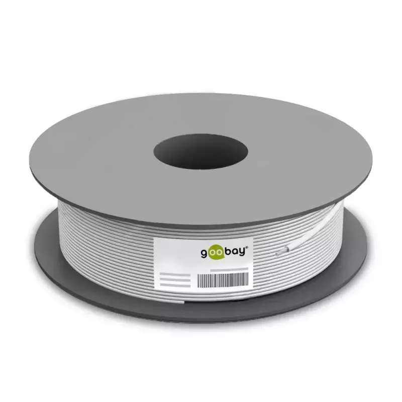 Tīkla kabelis Goobay 96094 pelēks 100 m Cat6a S/FTP