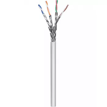 Tīkla kabelis Goobay 96094 pelēks 100 m Cat6a S/FTP