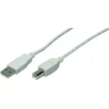 USB kabelis LogiLink 5m USB 2.0 USB A Mini-USB B Pelēks