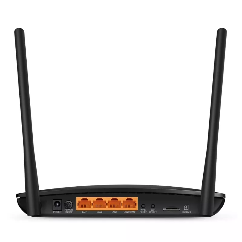 TP-Link Archer MR200 bezvadu maršrutētājs Fast Ethernet Divu joslu (2,4 GHz / 5 GHz) 4G Melns