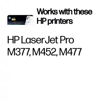 HP 410X augstas ražības melna oriģinālā LaserJet tonera kasetne