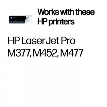 Toneru kasetne HP CF411A M452DN 2300 lapas Ciāna