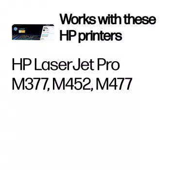 HP 410A Black Original LaserJet Tonera kasetne, 2300 lapas, Melna, 1 gab.