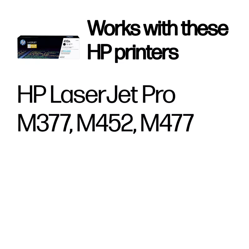 HP 410A Black Original LaserJet Tonera kasetne, 2300 lapas, Melna, 1 gab.
