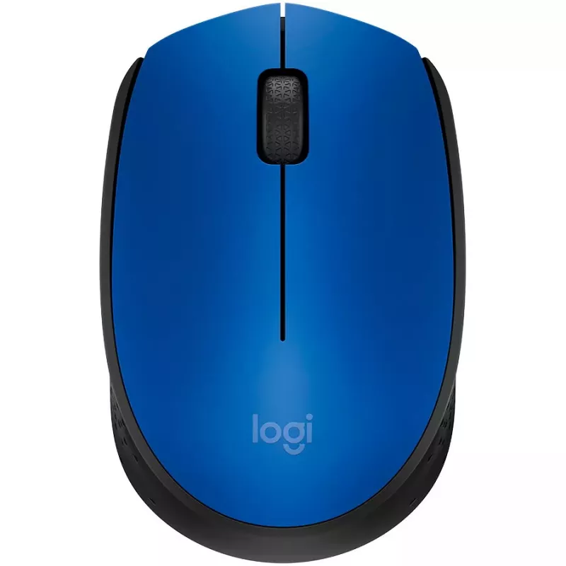 Logitech M171 pele RF bezvadu optiskā 1000 DPI, zila
