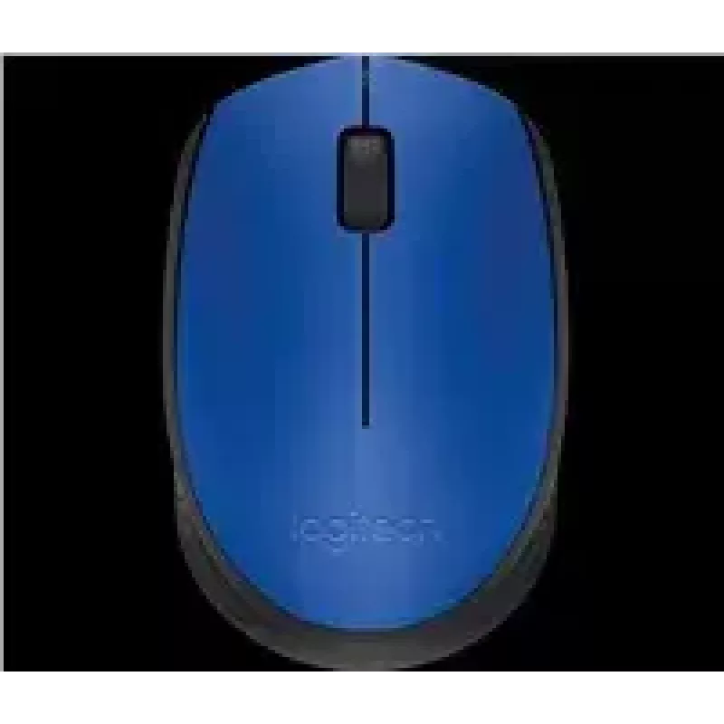 Logitech M171 pele RF bezvadu optiskā 1000 DPI, zila