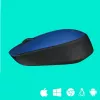 Logitech M171 pele RF bezvadu optiskā 1000 DPI, zila