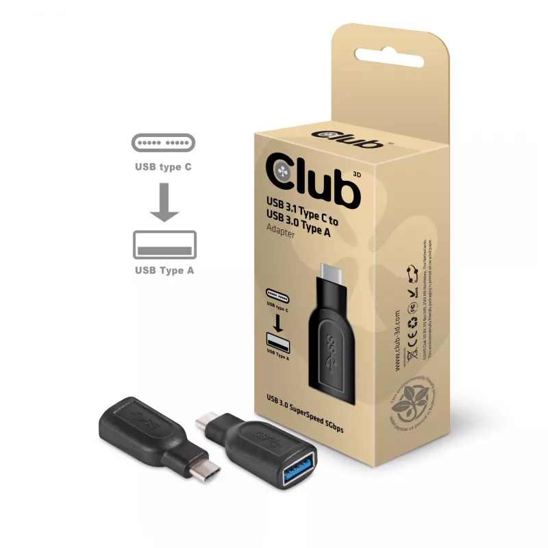 USB 3.1 Type C uz USB 3.0 adapteris CLUB3D CAA-1521