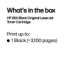 HP 26A Black Original LaserJet Tonera kasetne, 3100 lapas, Melna, 1 gab.