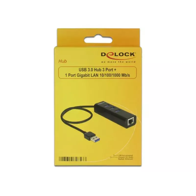 Docking Station DeLOCK 62653 Melna
