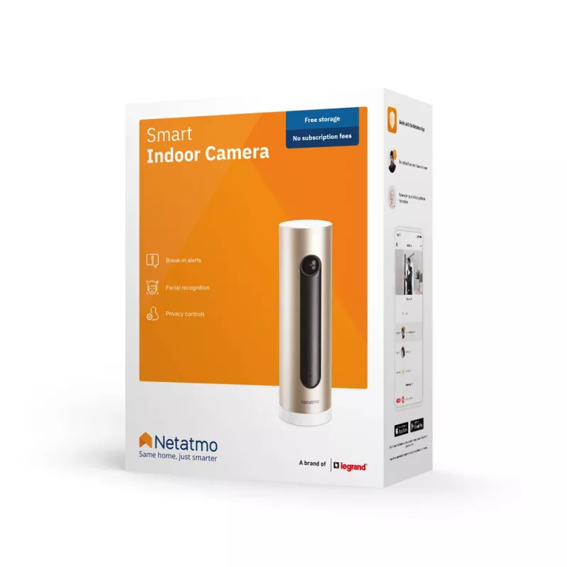 Netatmo Welcome IP drošības kamera iekštelpām 1920 x 1080 pikseļi Galda