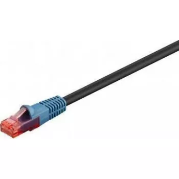 Tīkla kabelis GOOBAY Cat6 U/UTP melns 60 m ar RJ-45 zeltītiem kontaktiem