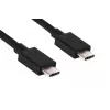 CLUB3D USB Gen2 Type C Video 4K60Hz, Dati 10Gbps un 100W uzlāde 1 metrs M/F