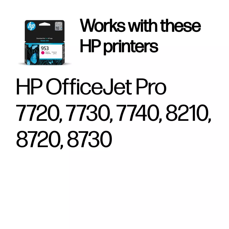 Kasetne HP Tinte 953 F6U13AE Magenta