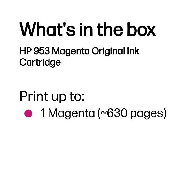 Kasetne HP Tinte 953 F6U13AE Magenta