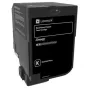 tonera kasete Lexmark 74C20K0 1500 lapas Melns