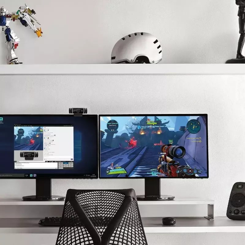 Logitech C922 1920 x 1080 pikseļi USB Melna tīmekļa kamera