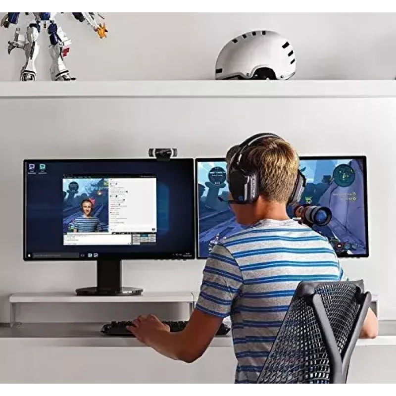 Logitech C922 1920 x 1080 pikseļi USB Melna tīmekļa kamera