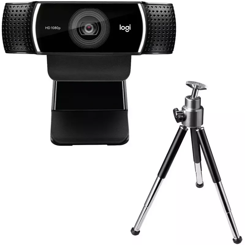 Logitech C922 1920 x 1080 pikseļi USB Melna tīmekļa kamera