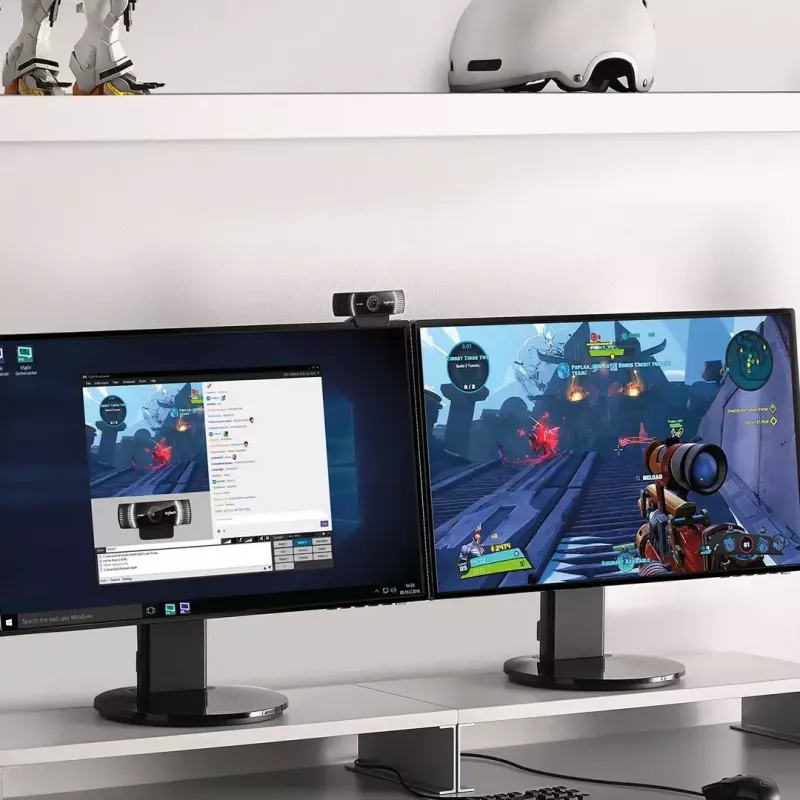 Logitech C922 1920 x 1080 pikseļi USB Melna tīmekļa kamera