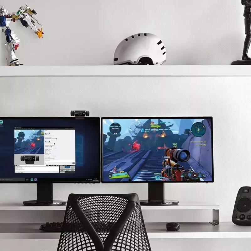Logitech C922 1920 x 1080 pikseļi USB Melna tīmekļa kamera