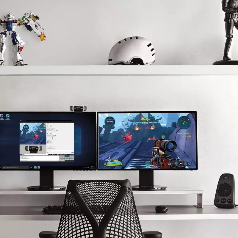 Logitech C922 1920 x 1080 pikseļi USB Melna tīmekļa kamera