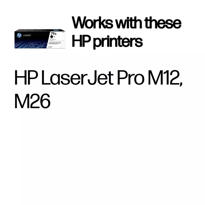 Tonera HP 79A Black Original LaserJet 1000 lapas Melna