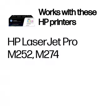 HP 201X 3 iepakojums Augstas ražības ciāna/magenta/dzeltena oriģinālās LaserJet tonera kasetnes
