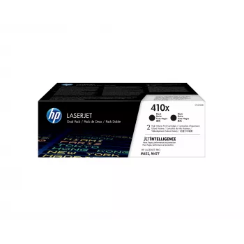 HP 410X 2 iepakojumā augstas ražības melni oriģinālie LaserJet tonera kasetnes