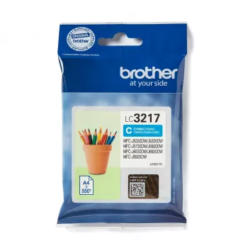 Brother LC3217C tintes kasetne 1 gab. oriģināla ciāna