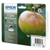 Tintes kasetne Epson vairāku komplektu T1295 melna ciāna fuksīna dzeltena