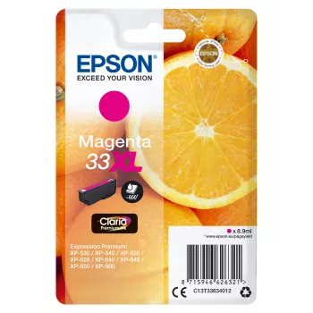 Kārtridžs Epson 33XL fuksīna 650 lapas C13T33634012