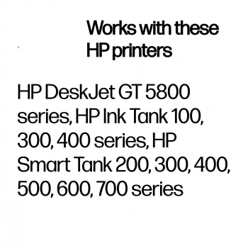 HP GT52 fuksīna oriģinālā tintes pudele