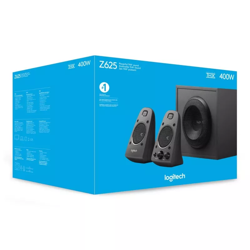 LOGITECH Z625 2.1 kanālu 200 W Melna