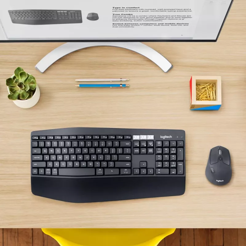 LOGITECH Bezvadu komplekts Mk850 Performance 2.4GHz - Qwerty US/Starptautiskais