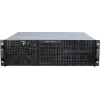 Server Case Inter-Tech 3U-30240 Rack Melns