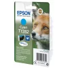 Epson Fox Singlepack ciāna T1282 DURABrite Ultra tinte, ciāna, 3,5 ml, 1 gab., 260 lappuses