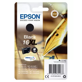 Epson Pen and crossword Singlepack Melns 16XL DURABrite Ultra Tinte
