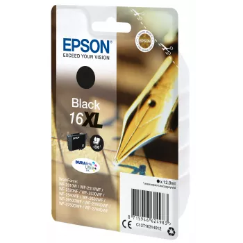Epson Pen and crossword Singlepack Melns 16XL DURABrite Ultra Tinte