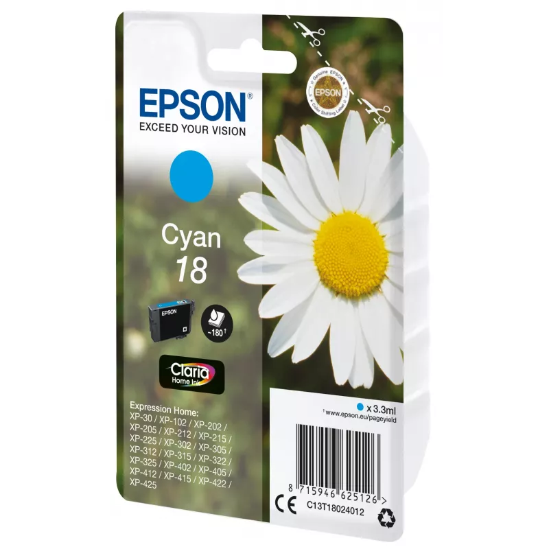 Epson Daisy Singlepack ciāna 18 Claria Home Ink